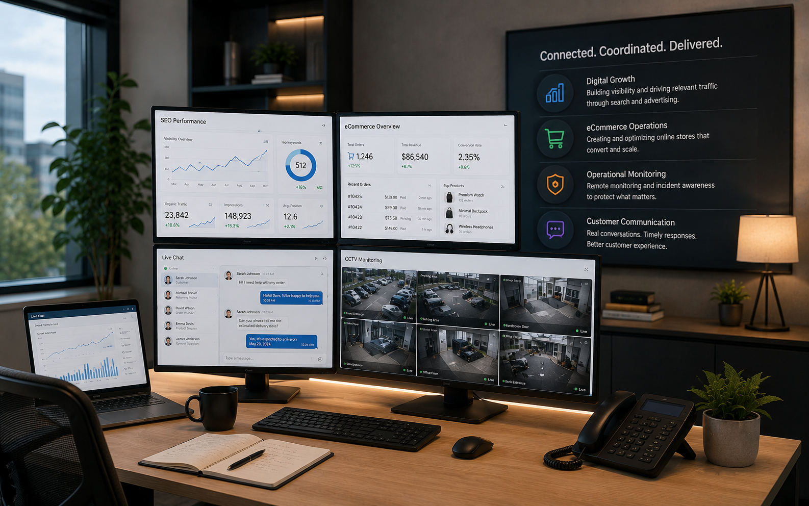 Rapid Linker connected business support solutions for digital, eCommerce, customer support and remote monitoring